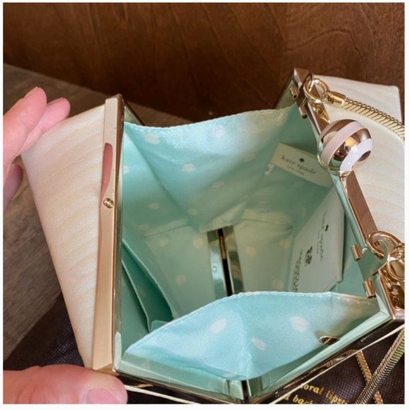 Kate Spade Magnolia Bakery Slice of Cake Bag purse clutch nwot - Picture 10 of 11